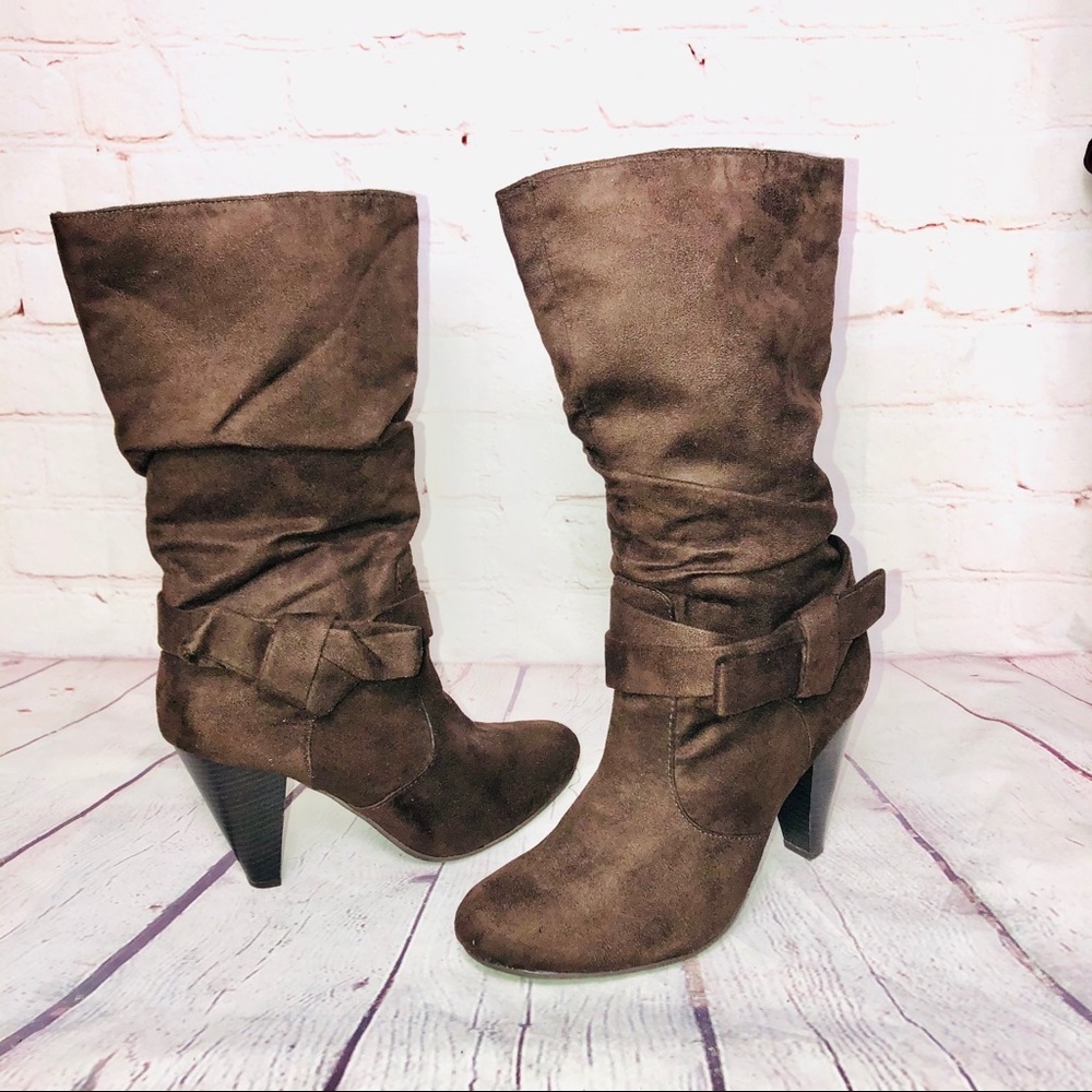 Seychelles Suede Bow Boots
